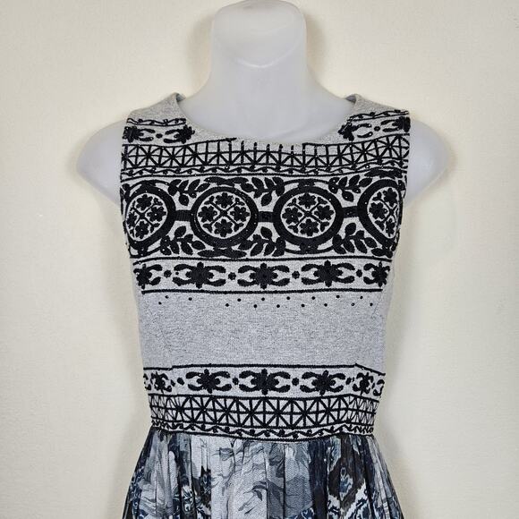 Anthropologie Hemant & Nandita Revolve Beaded Maxi Dress Silk Embellish Size XS - Picture 3 of 15